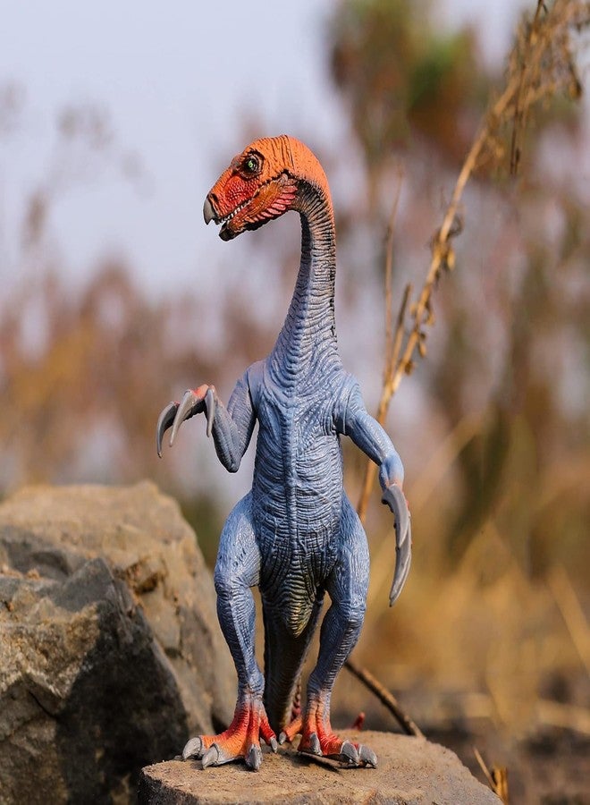 ZODZE inosaur Toys for Kids, Therizinosaurus Rex Toy with Movable Mouth, Realistic Jurassic Dinosaur Park Figurines Gift Dinosaur Toys for Kids (19cm X 15cm) Therizinosaurus T-Rex Edition - Image 3